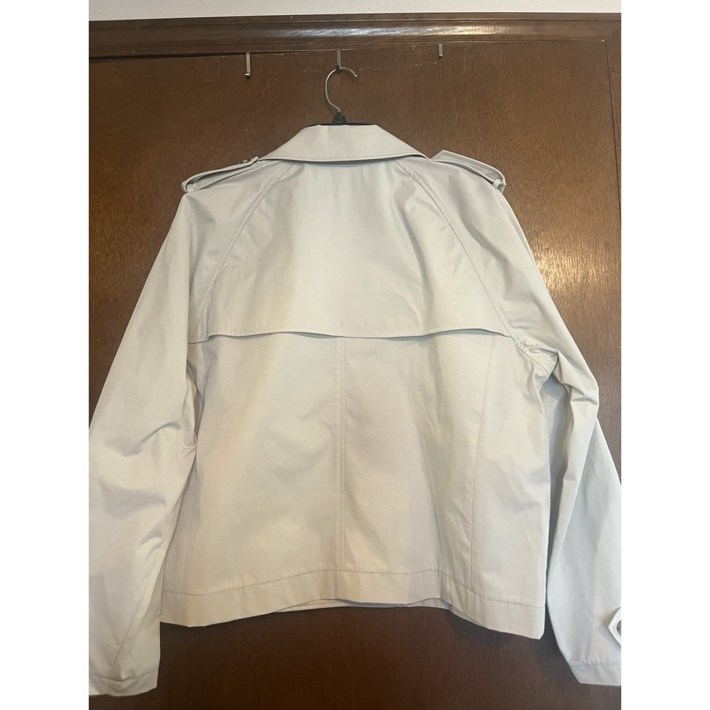 Vineyard Vines Women's Cropped Trench Coat- Stone- XL New With Tags- MSRP $248 - Picture 4 of 4
